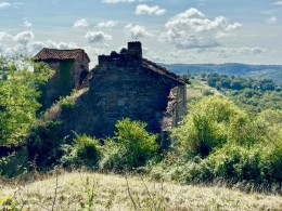 1507 - ANCIEN MANOIR ET SA TOUR TRES ANCIENNE PARTIE XV e SIECLE, RUINES,  SUR PLUS DE 11 HA , A RESTAURER ENTIEREMENT, A FIGEAC (LOT)