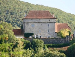 1419 -  MAGNIFIQUE CHATEAU MEDIEVAL  DOMINANT LA VALLEE DU LOT, AVEC PISCINE, DÉPENDANCES, AUX ENVIRONS DE FIGEAC ET CAJARC (LOT)