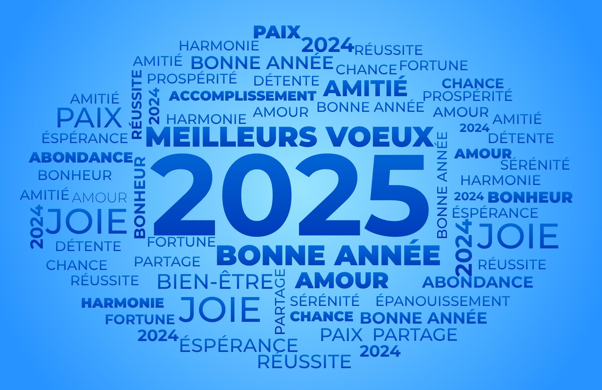 L 'EQUIPE D'ART & MAISONS VOUS ADRESSE SES MEILLEURS VOEUX POUR 2025