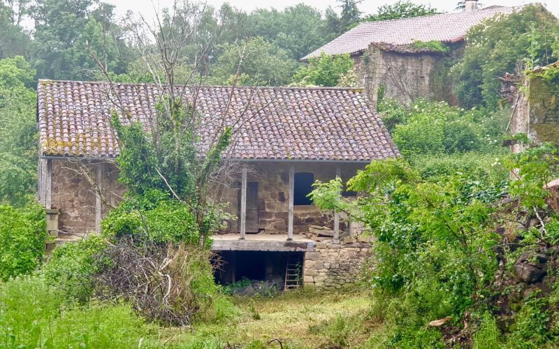 1497 - ENSEMBLE QUERCYNOIS EN PIERRES À RENOVER SUR PLUS DE DEUX HECTARES AVEC UNE BELLE VUE DOMINANTE , DANS LE SEGALA, PROCHE DE FIGEAC (LOT)